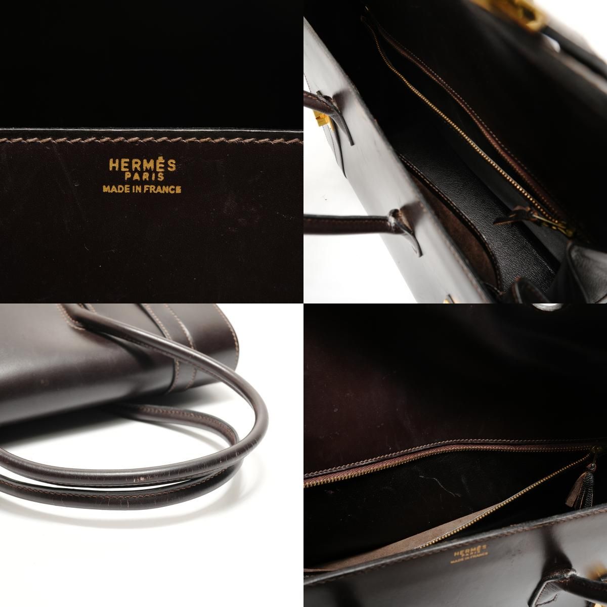 Hermes Handbag Drug Brown — view 9