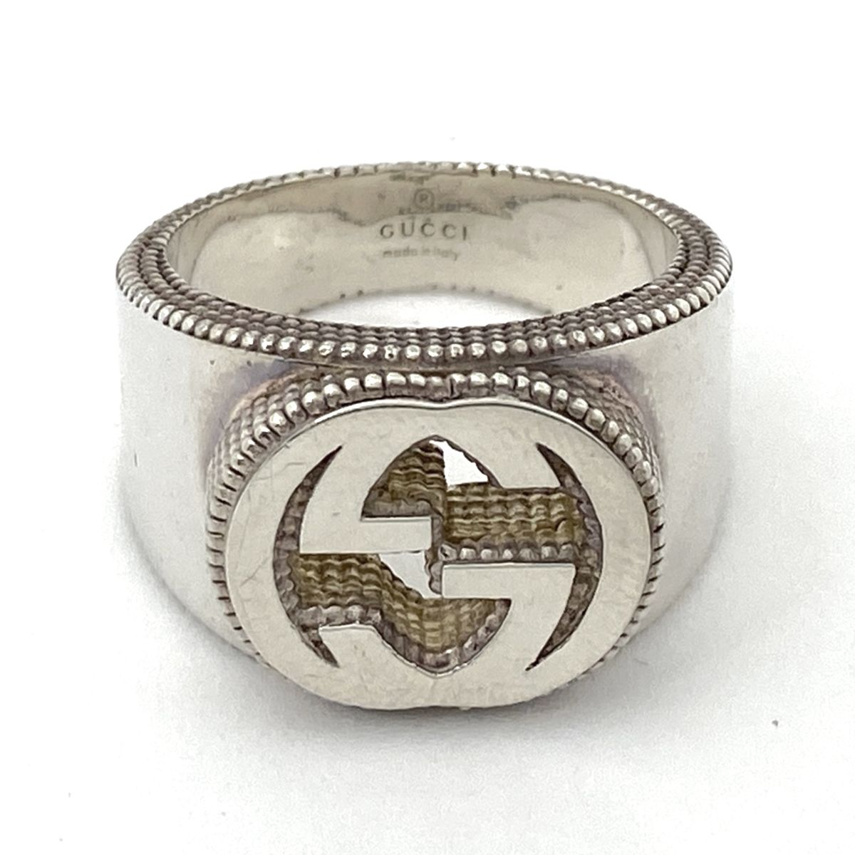 Gucci Interlocking Ring 925 Sterling Silver — view 2