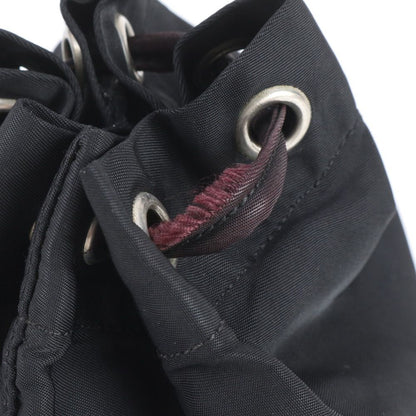 Prada Tessuto Nylon Triangle Logo Pouch Black Ree — view 7