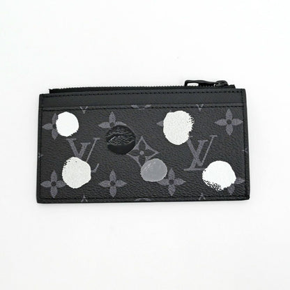 Louis Vuitton Fragment Case Monogram Eclipse LV Yk Yayoi Kusama Black Coin Card — view 2