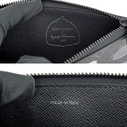 Louis Vuitton Fragment Case Monogram Eclipse LV Yk Yayoi Kusama Black Coin Card — view 7
