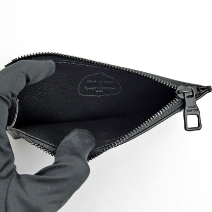 Louis Vuitton Fragment Case Monogram Eclipse LV Yk Yayoi Kusama Black Coin Card — view 6