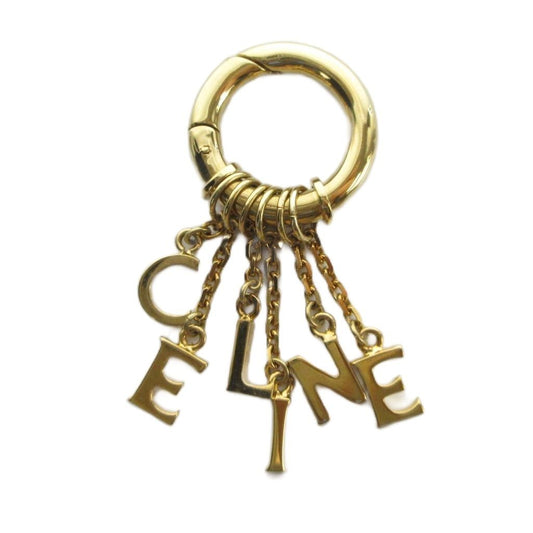 Celine Bag Charm Strap Logo Gold