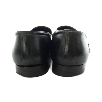 Versace Gianni Business Shoes Double Monk Logo Leather 42.5 Black — view 3