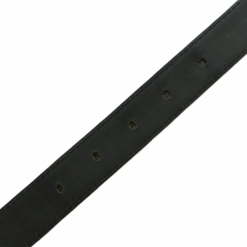 Louis Vuitton Belt Epi Leather Buckle 110 44 Black — view 6