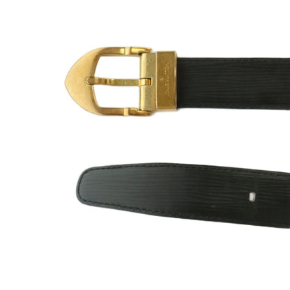 Louis Vuitton Belt Epi Leather Buckle 110 44 Black — view 3