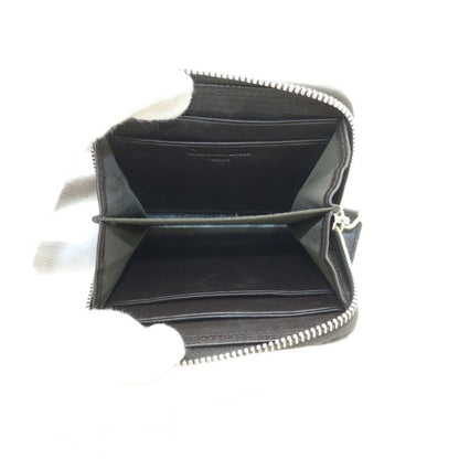Dior Wallet Coin Purse Zip Around Trotter Pattern Leather Brown — view 5