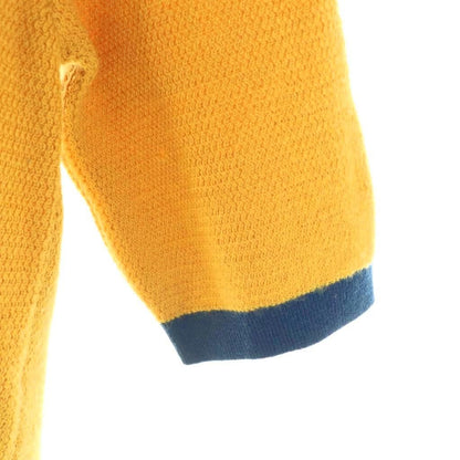 Gucci Knit Sweater Half Sleeve Neck Anchor Motif Wool S Master Navy Red DO — view 4