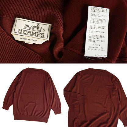 Hermes Sweater Knit Pullover Wool Ita — view 5