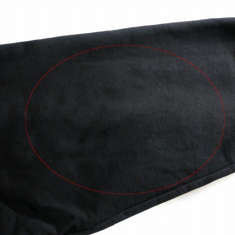 Balenciaga Adidas Logo Embroidery Hoodie Long Sleeve L Black — view 5
