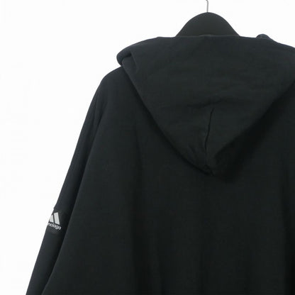 Balenciaga Adidas Logo Embroidery Hoodie Long Sleeve L Black — view 4