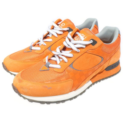 Louis Vuitton Run Away Pulse Line Monogram Sneakers White Orange — view 2