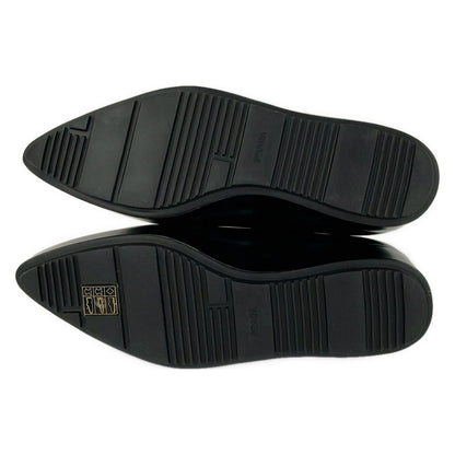Prada Loafers 36.5 Black White Platform Leather — view 4