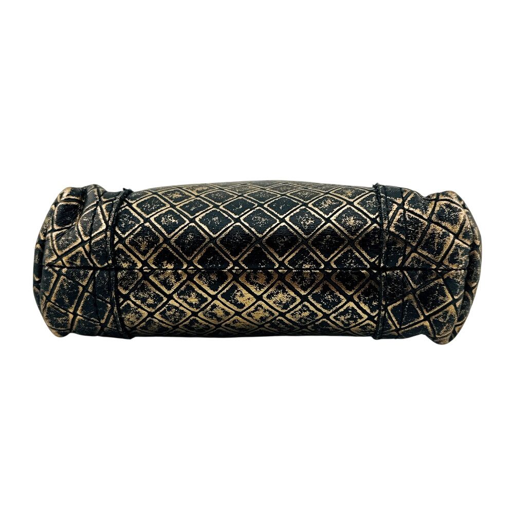 Bottega Veneta Case Intrecci Omirage Butterfly Leather Pouch Gold — view 5