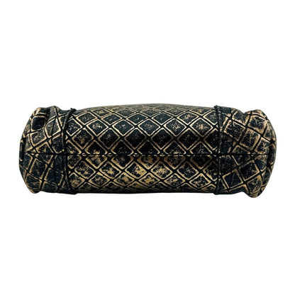 Bottega Veneta Case Intrecci Omirage Butterfly Leather Pouch Gold — view 5