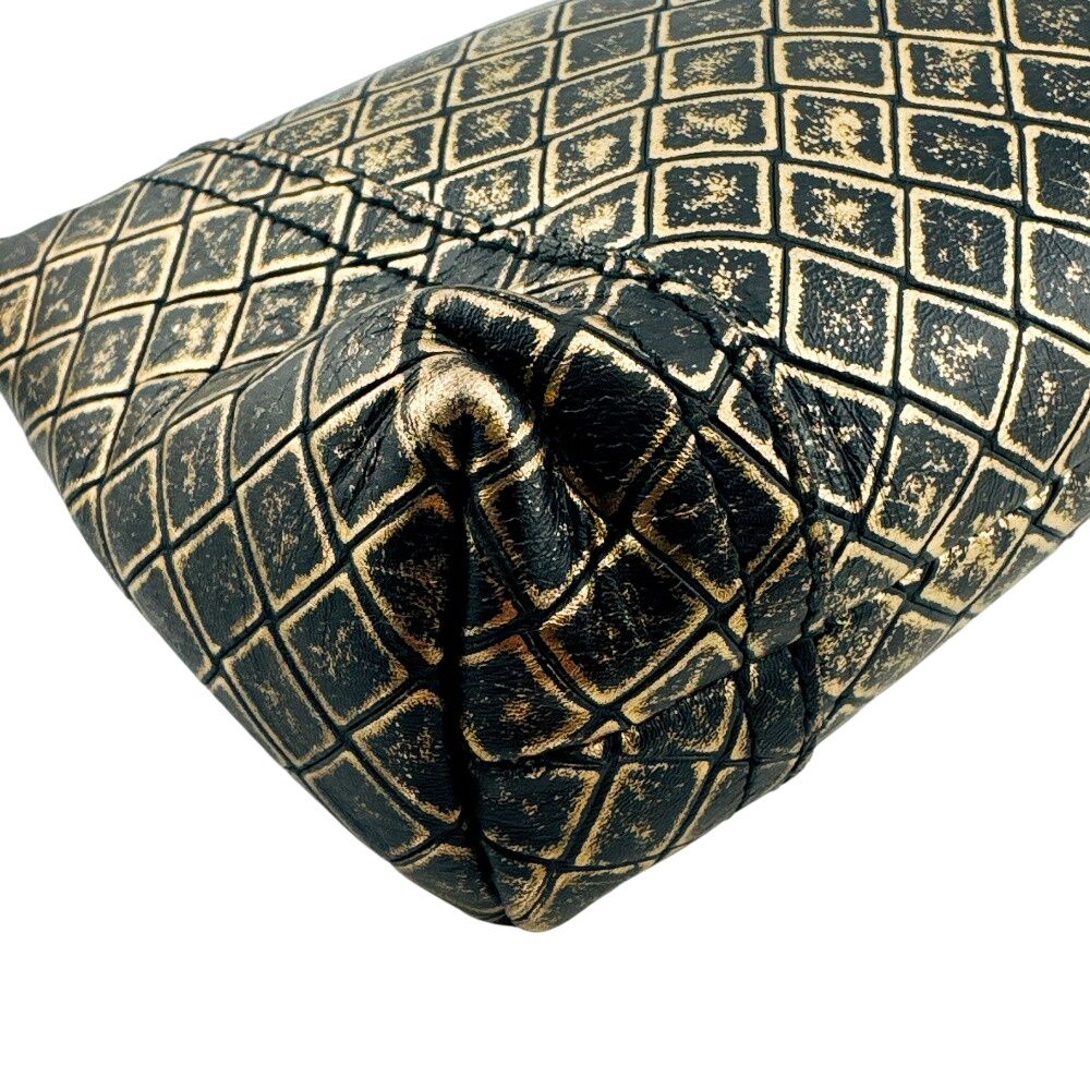 Bottega Veneta Case Intrecci Omirage Butterfly Leather Pouch Gold — view 3