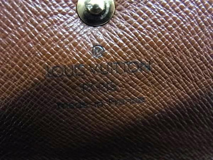 Louis Vuitton Wallet Pochette Porto Monet Cles Brown Monogram Bifold — view 6
