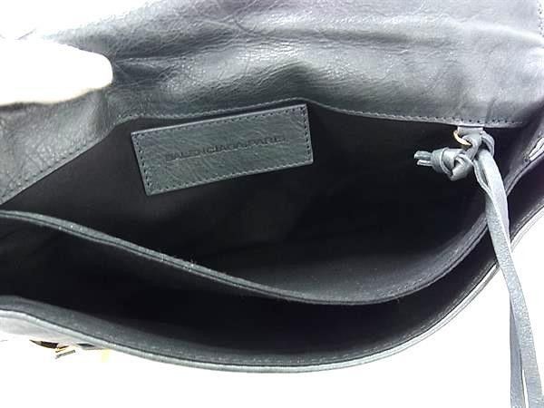 Balenciaga Clutch Giant Envelope Gray Leather Second Gold — view 4