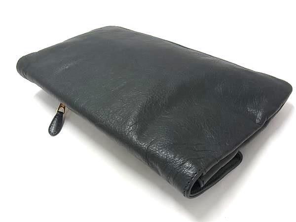 Balenciaga Clutch Giant Envelope Gray Leather Second Gold — view 2