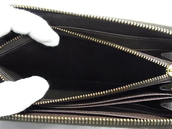 Louis Vuitton Wallet Zippy Brown Damier Zip Around Gold — view 4