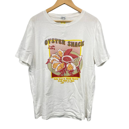 Loewe Short Sleeve T-Shirt XL White Yellow Multi Oyster