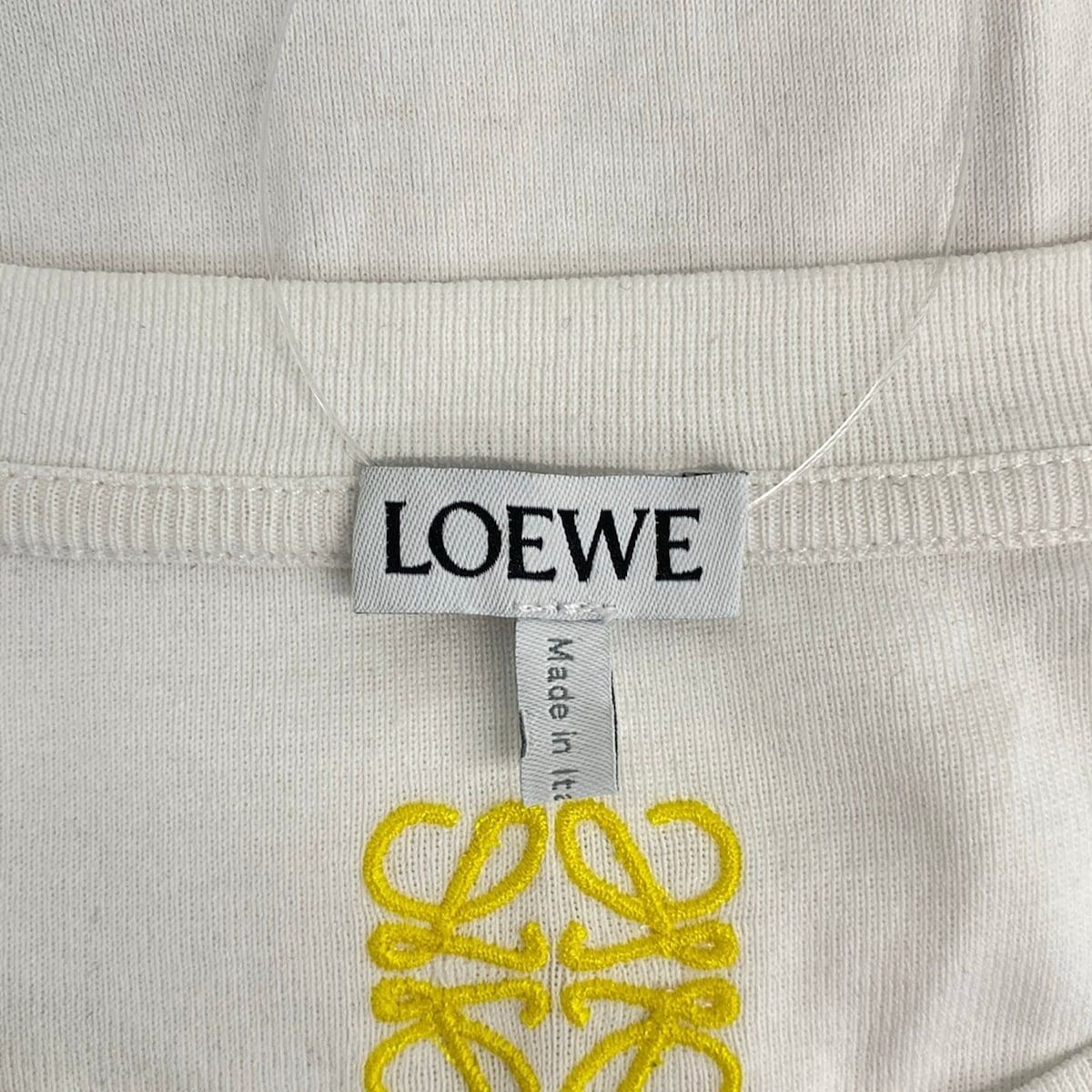 Loewe Short Sleeve T-Shirt XL White Yellow Multi Oyster — view 3