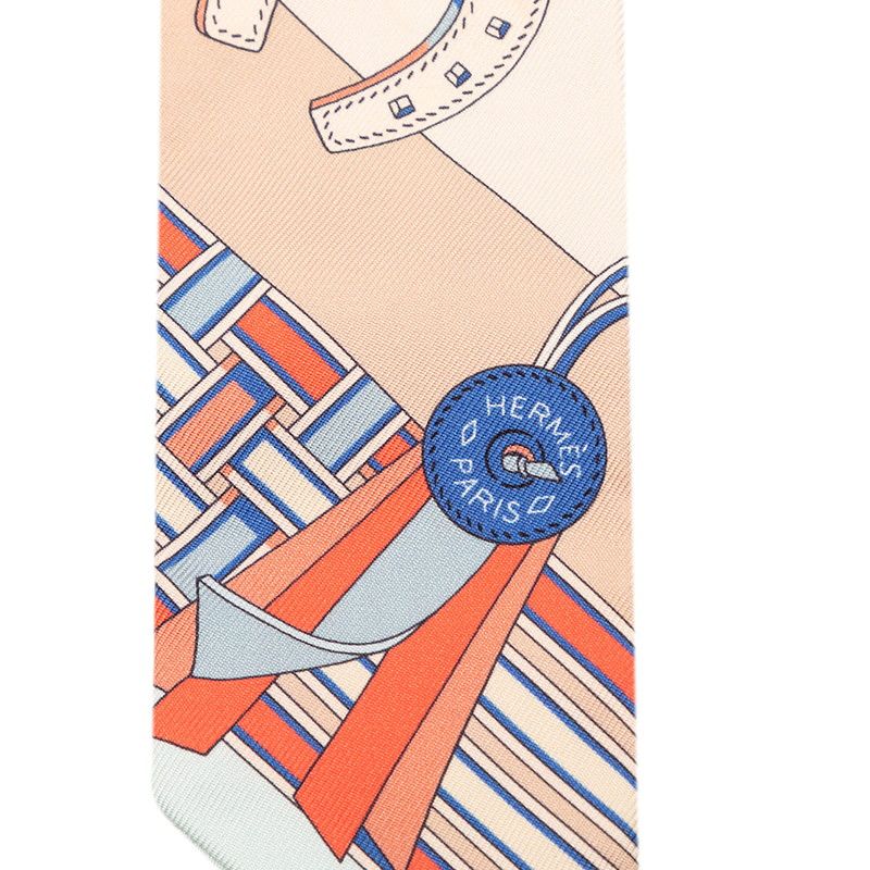 Hermes Twill Brides ET Gray Bridle and Charm Scarf Multicolor Silk — view 2