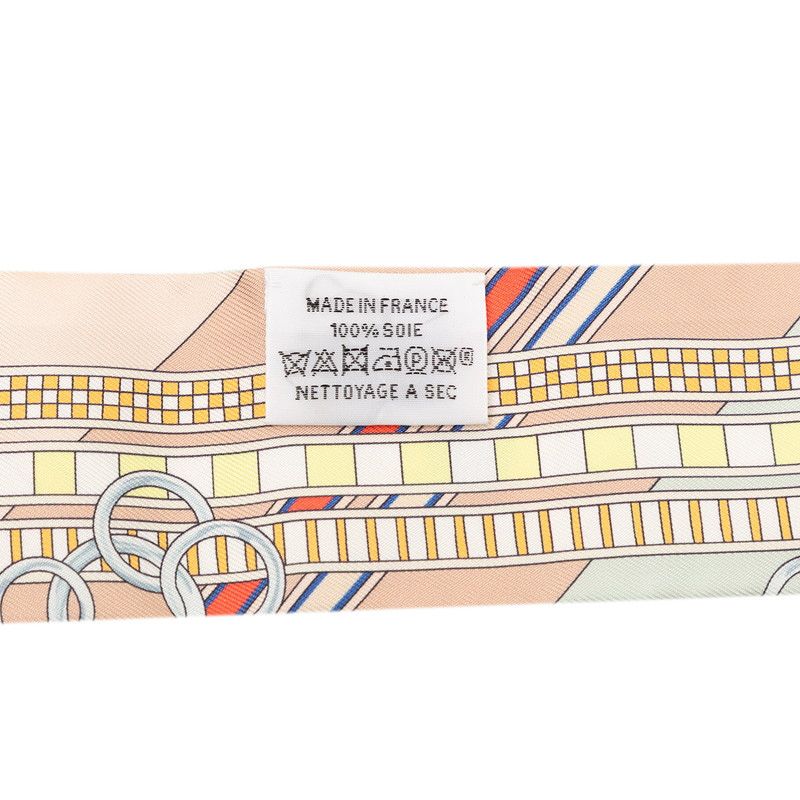 Hermes Twill Brides ET Gray Bridle and Charm Scarf Multicolor Silk — view 4