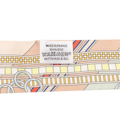 Hermes Twill Brides ET Gray Bridle and Charm Scarf Multicolor Silk — view 4