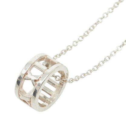 Tiffany & Co Atla Sling Chain Pendant Necklace Silver