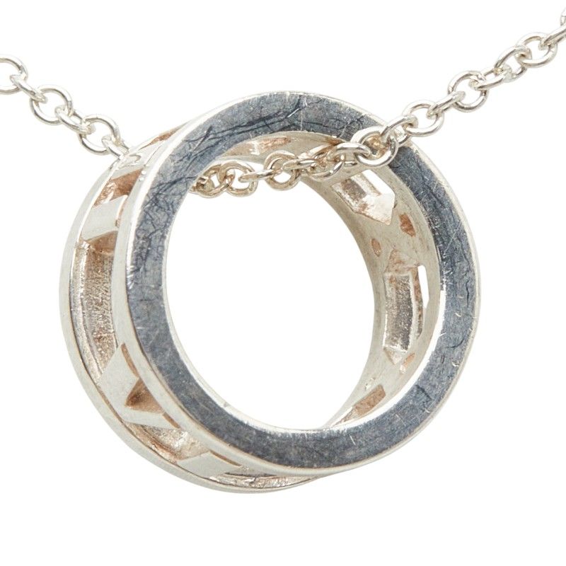 Tiffany & Co Atla Sling Chain Pendant Necklace Silver — view 4