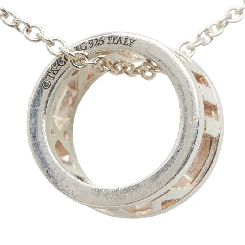 Tiffany & Co Atla Sling Chain Pendant Necklace Silver — view 5