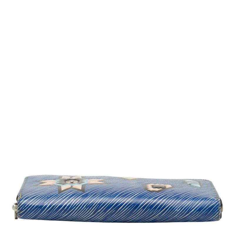 Louis Vuitton Epi Zippy Wallet Summer Star Blue Leather — view 5