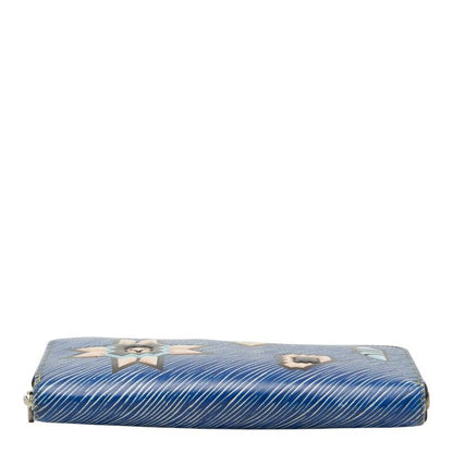 Louis Vuitton Epi Zippy Wallet Summer Star Blue Leather — view 5