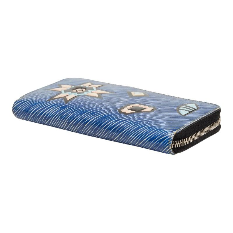 Louis Vuitton Epi Zippy Wallet Summer Star Blue Leather — view 4