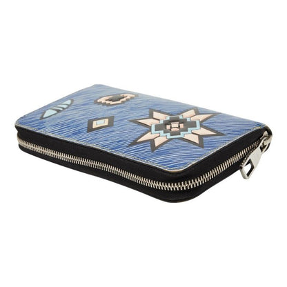 Louis Vuitton Epi Zippy Wallet Summer Star Blue Leather — view 3