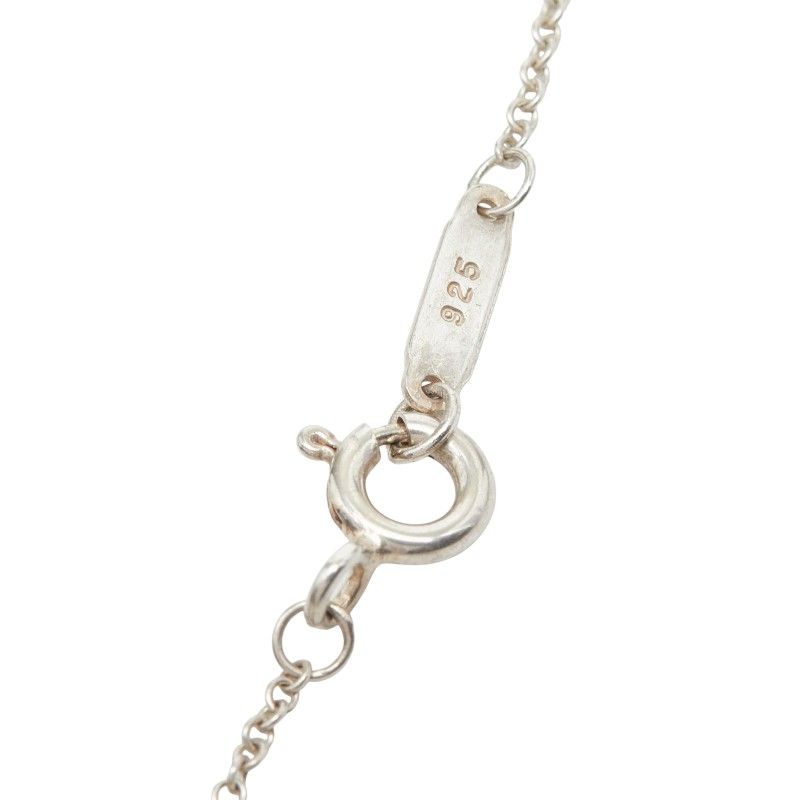 Tiffany & Co Heart Key Chain Pendant Necklace Silver — view 5