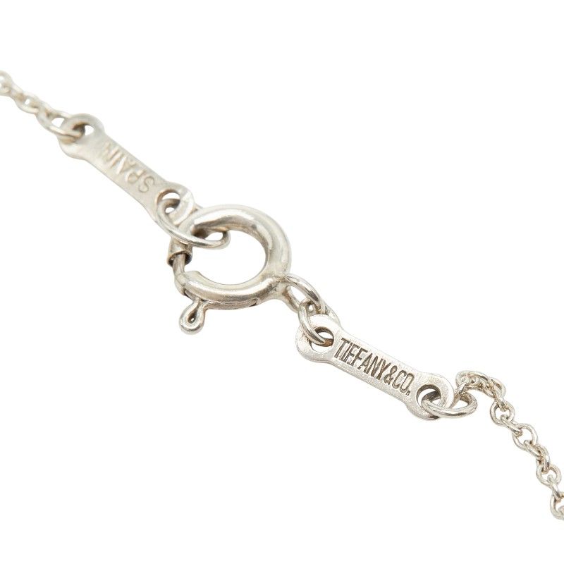 Tiffany & Co Elsa Peretti Open Heart Chain Pendant Necklace Silver — view 7