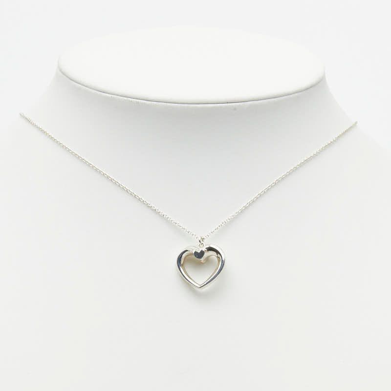 Tiffany & Co Paloma Picasso New Tenderness Heart Chain Pendant Necklace Silver — view 7