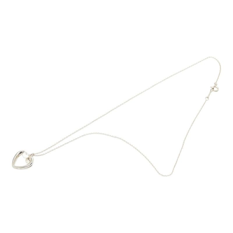Tiffany & Co Paloma Picasso New Tenderness Heart Chain Pendant Necklace Silver — view 2