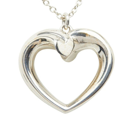 Tiffany & Co Paloma Picasso New Tenderness Heart Chain Pendant Necklace Silver — view 4