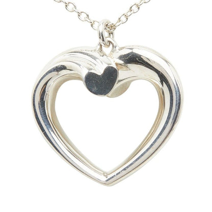 Tiffany & Co Paloma Picasso New Tenderness Heart Chain Pendant Necklace Silver — view 3