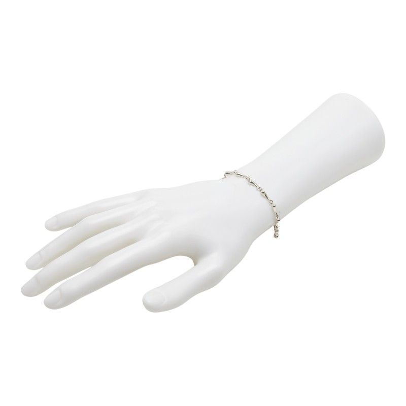 Tiffany & Co Elsa Peretti Teardrop Chain Bracelet Silver — view 8