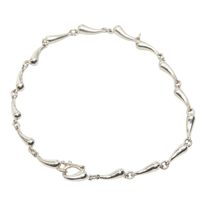 Tiffany & Co Elsa Peretti Teardrop Chain Bracelet Silver — view 2