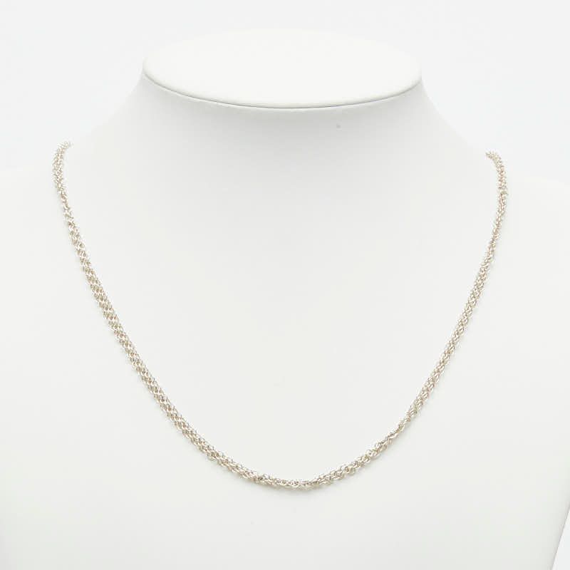 Tiffany & Co Elsa Peretti Mesh Chain Necklace Silver — view 5