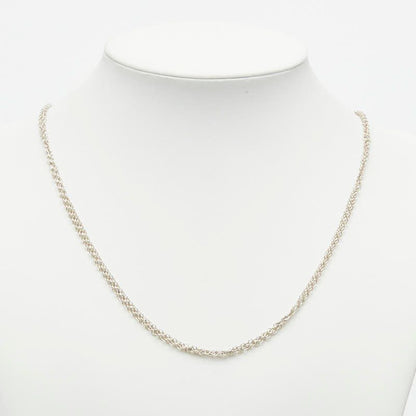 Tiffany & Co Elsa Peretti Mesh Chain Necklace Silver — view 5