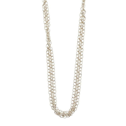Tiffany & Co Elsa Peretti Mesh Chain Necklace Silver — view 3