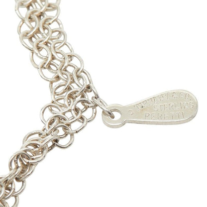 Tiffany & Co Elsa Peretti Mesh Chain Necklace Silver — view 4