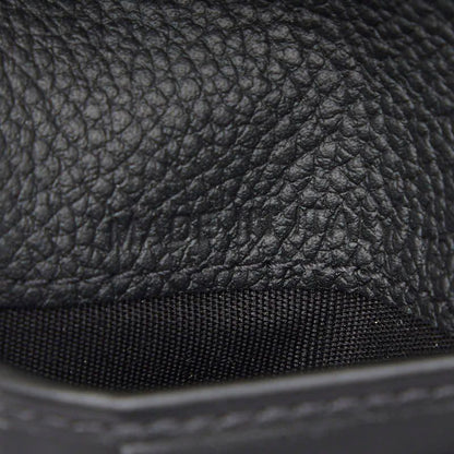 Dior Logo Bifold Wallet Black Leather — view 8