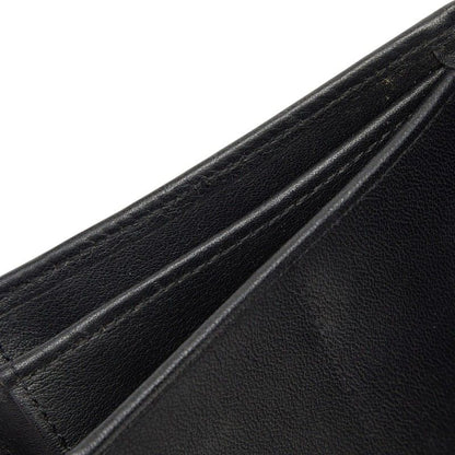 Cartier Trinity Ribbon Trifold Wallet Black Leather — view 9